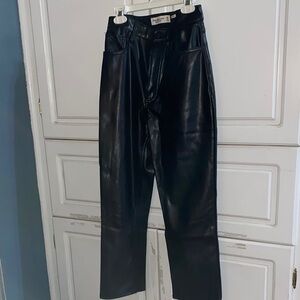 Abercrombie & Fitch Sleek Black Straight Leg Pants